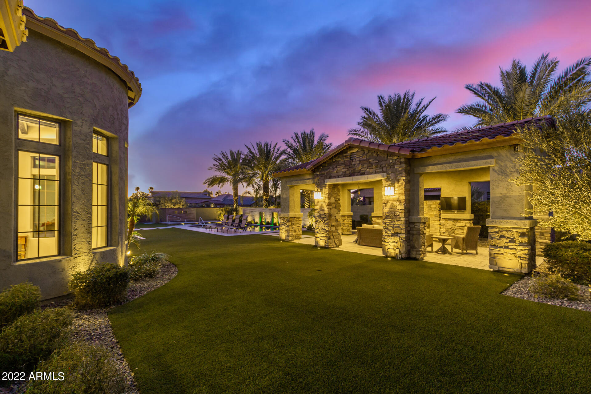 3246 East Knoll Circle Mesa, AZ 85213 - Photo 42 of 45 backyard paradise