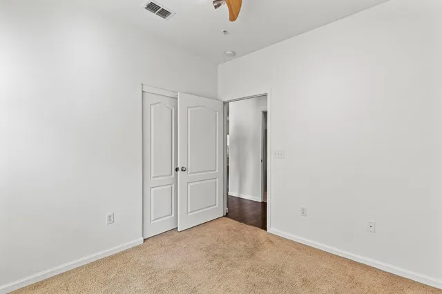 wooden floor with staircase