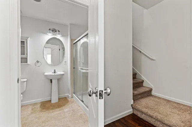 a view of a building with entryway