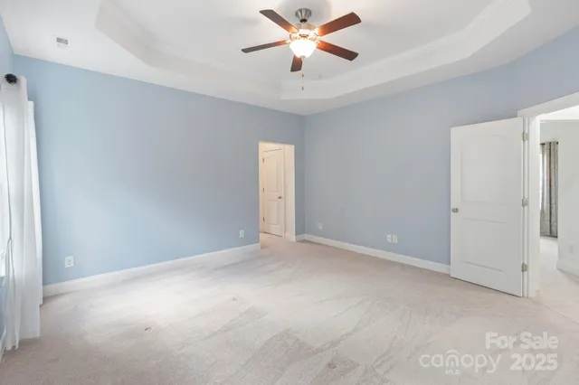 a view of small space with racks on the wall