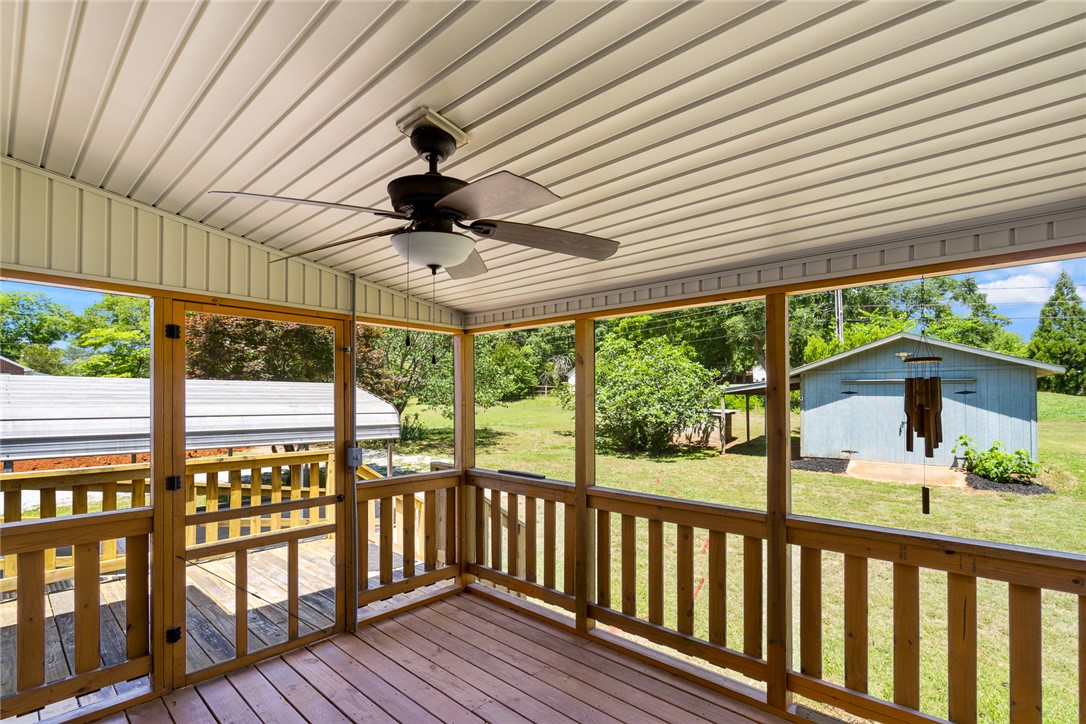 1509 869 Anderson, SC 29621 - Photo 34 of 45 Enjoy outdoor living on this charming screened porch with a durable wood deck.