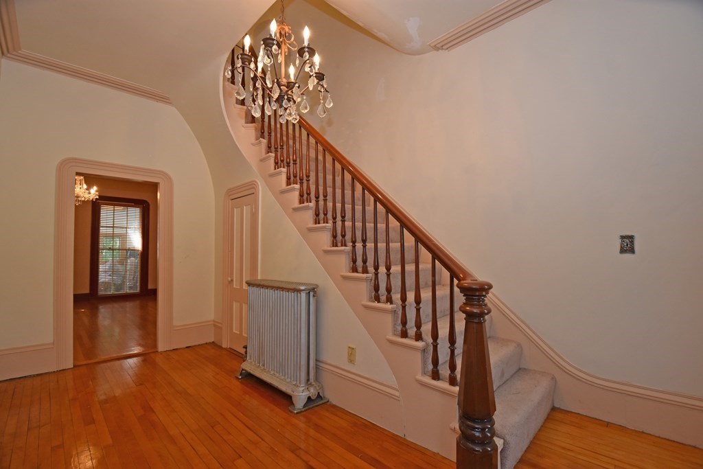 52 Central Street Gardner, MA 01440 - Photo 4 of 38 a view of entryway with wooden floor