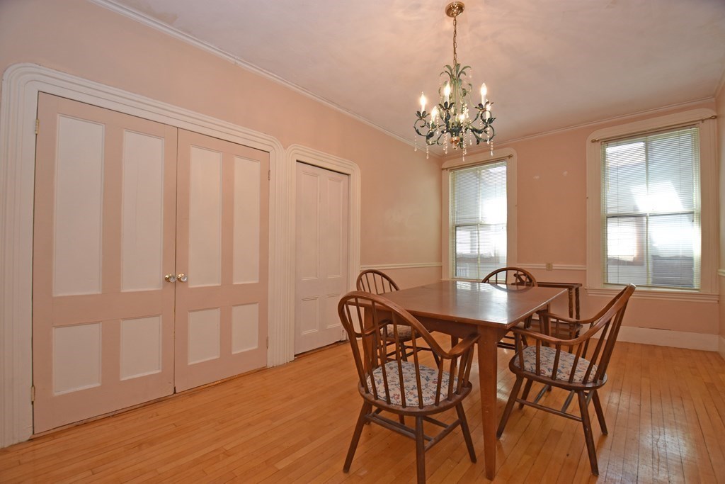 52 Central Street Gardner, MA 01440 - Photo 9 of 38 a view of a dining room with furniture and window