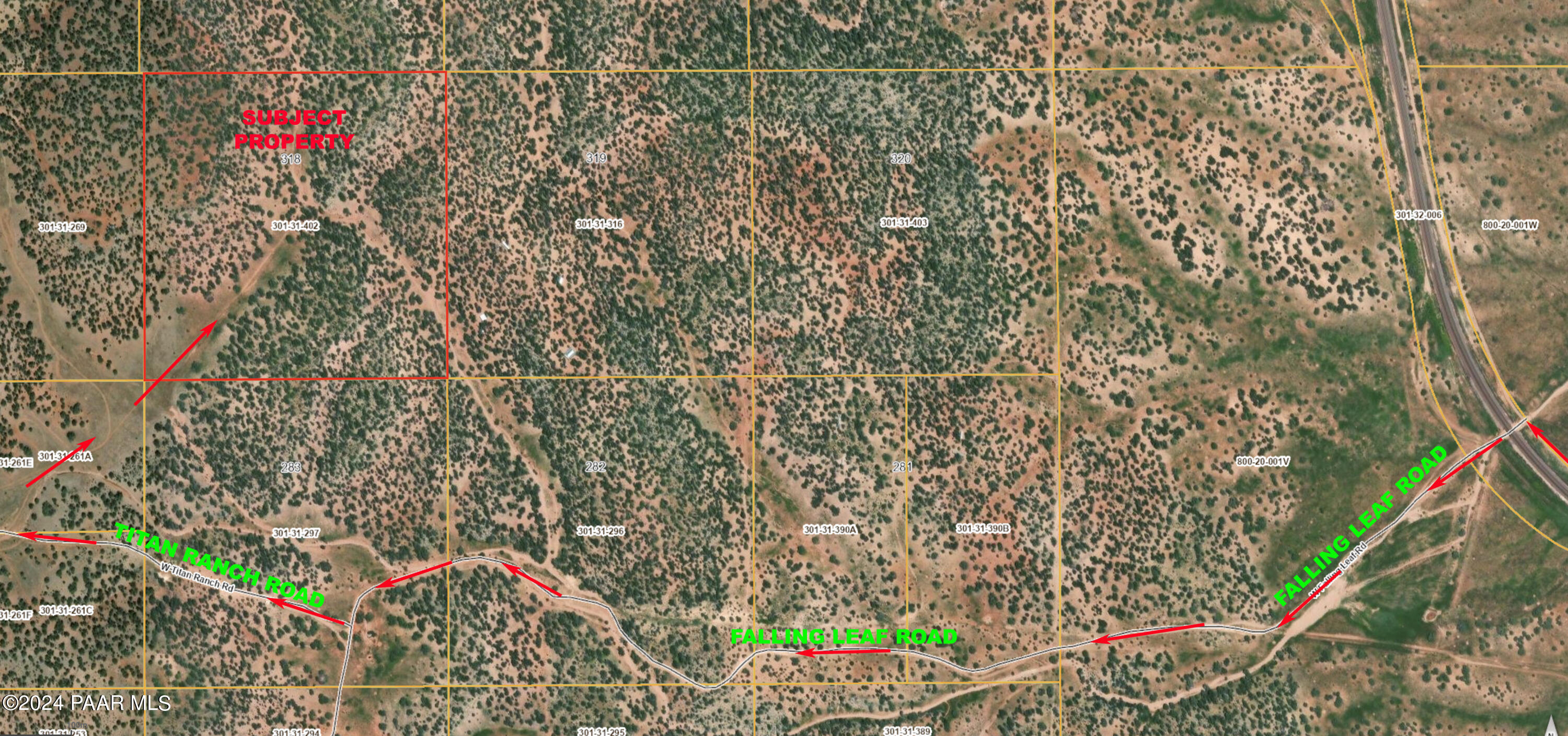 39.93-acre West 39.93-acre W Titan Ranch Road Seligman, AZ 86337 - Photo 4 of 17 a view of entryway with flowers