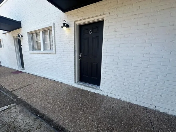 a view of front door