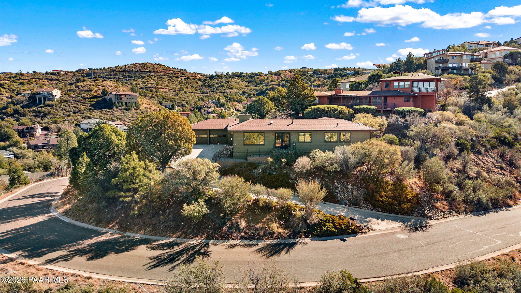 220 High Chaparral Loop Prescott, AZ 86303 - Photo 4 of 43 3-Aerial Front