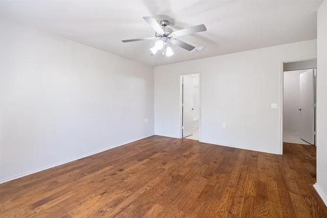 wooden floor in an empty room