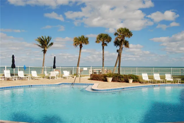 a view of a lake with a ocean view