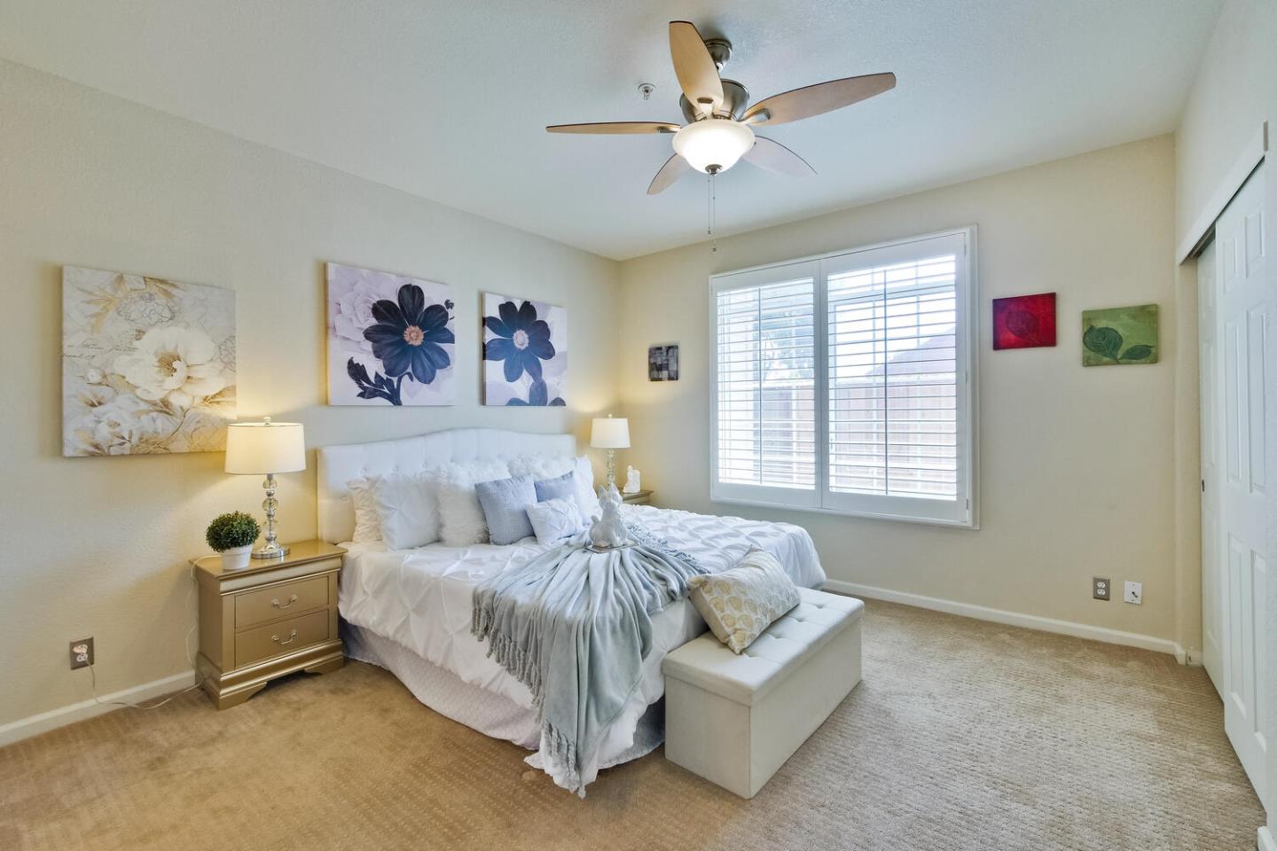 935 Old County Road, Unit 44 Belmont, CA 94002 - Photo 24 of 57 a living room with furniture and a large window
