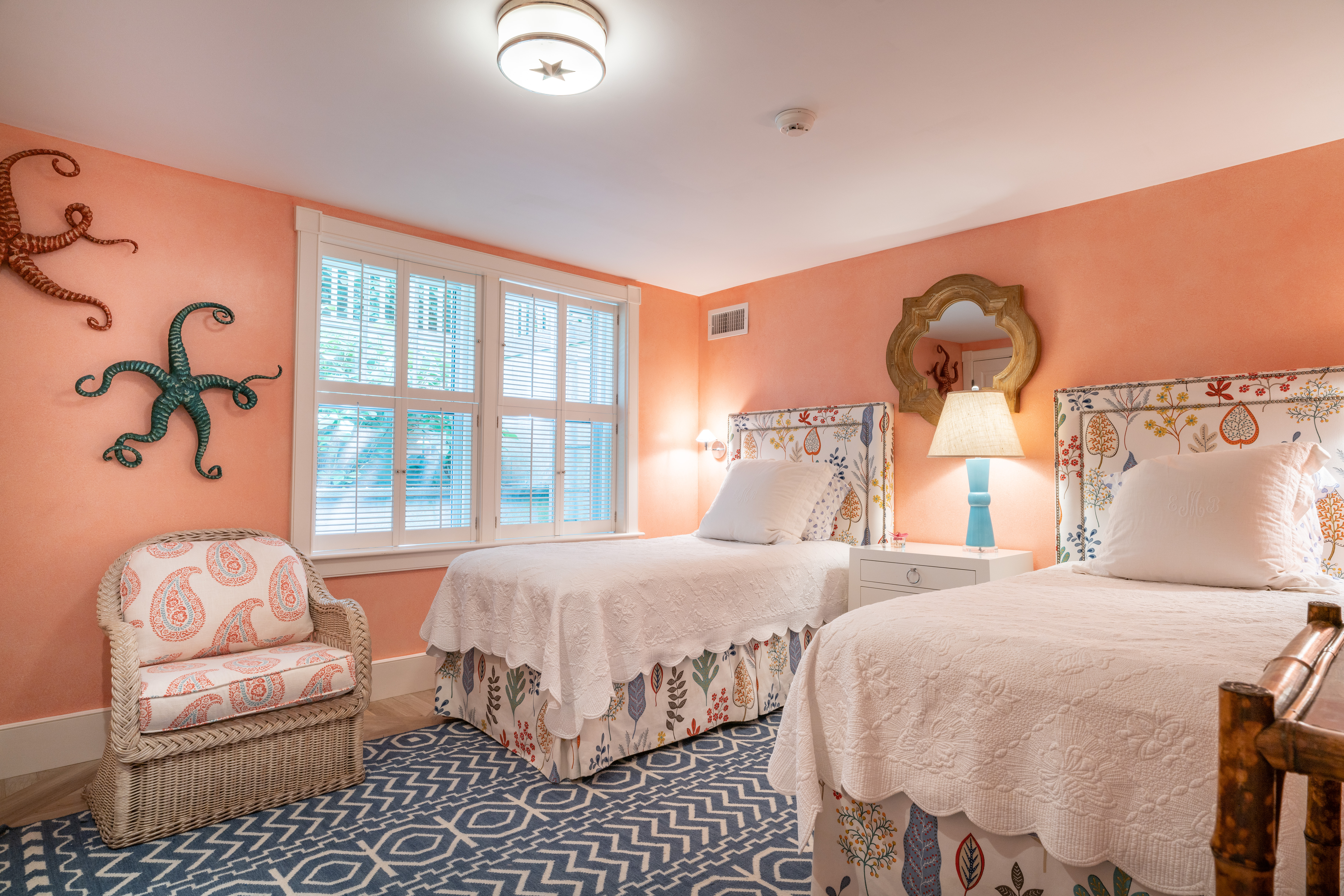 6 Ackermuck Road Nantucket, MA 02554 - Photo 33 of 40 a bedroom with a bed and a couch