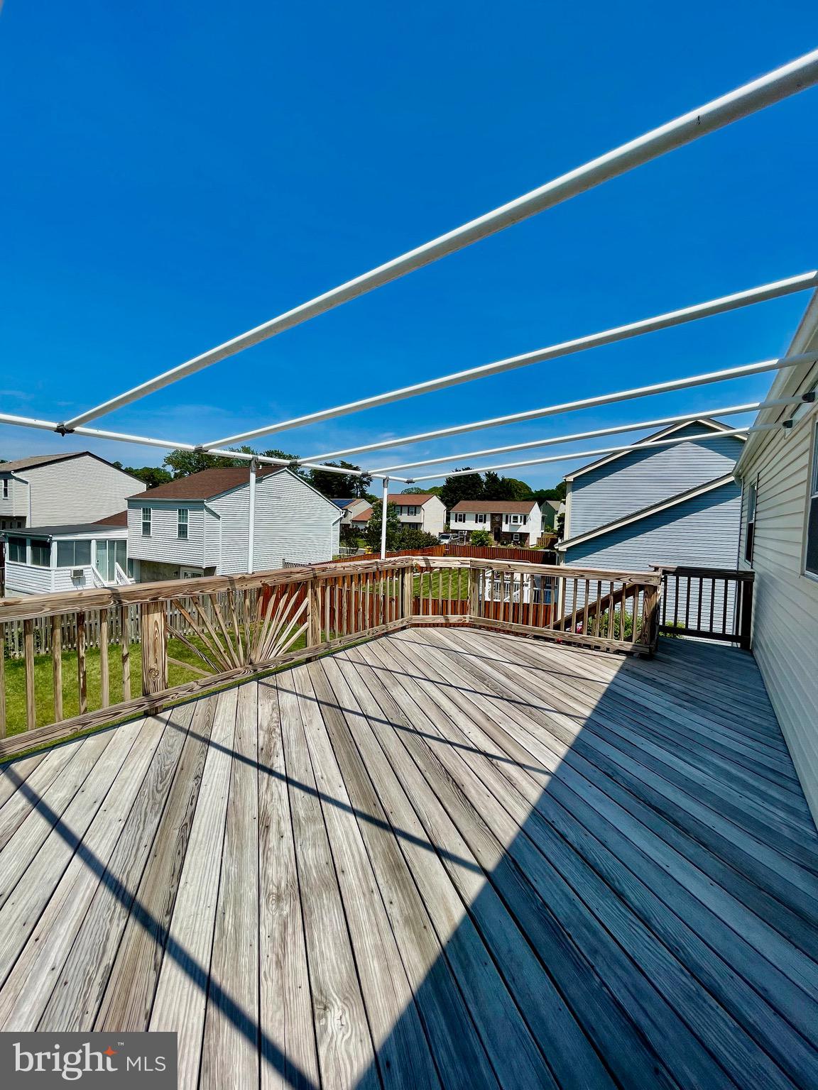 2910 Rockingham Court Pasadena, MD 21122 - Photo 48 of 59 Two level rear deck with awning
