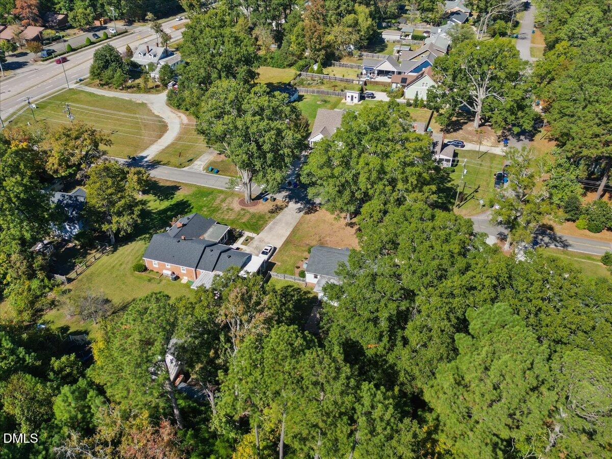 2915 Fawn Avenue Durham, NC 27705 - Photo 38 of 39 an aerial view of residential house with outdoor space and trees all around