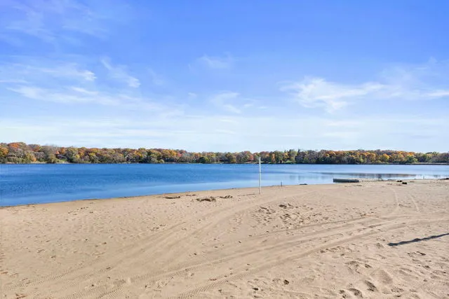 a view of an ocean beach