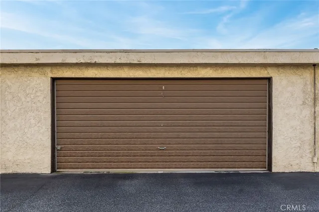 a view of a room with a wooden roof