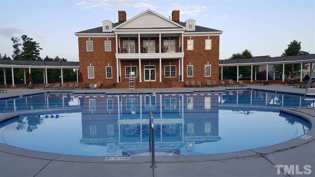 408 Stone Flower Lane Raleigh, NC 27603 - Photo 20 of 20 Community clubhouse and saltwater pool.