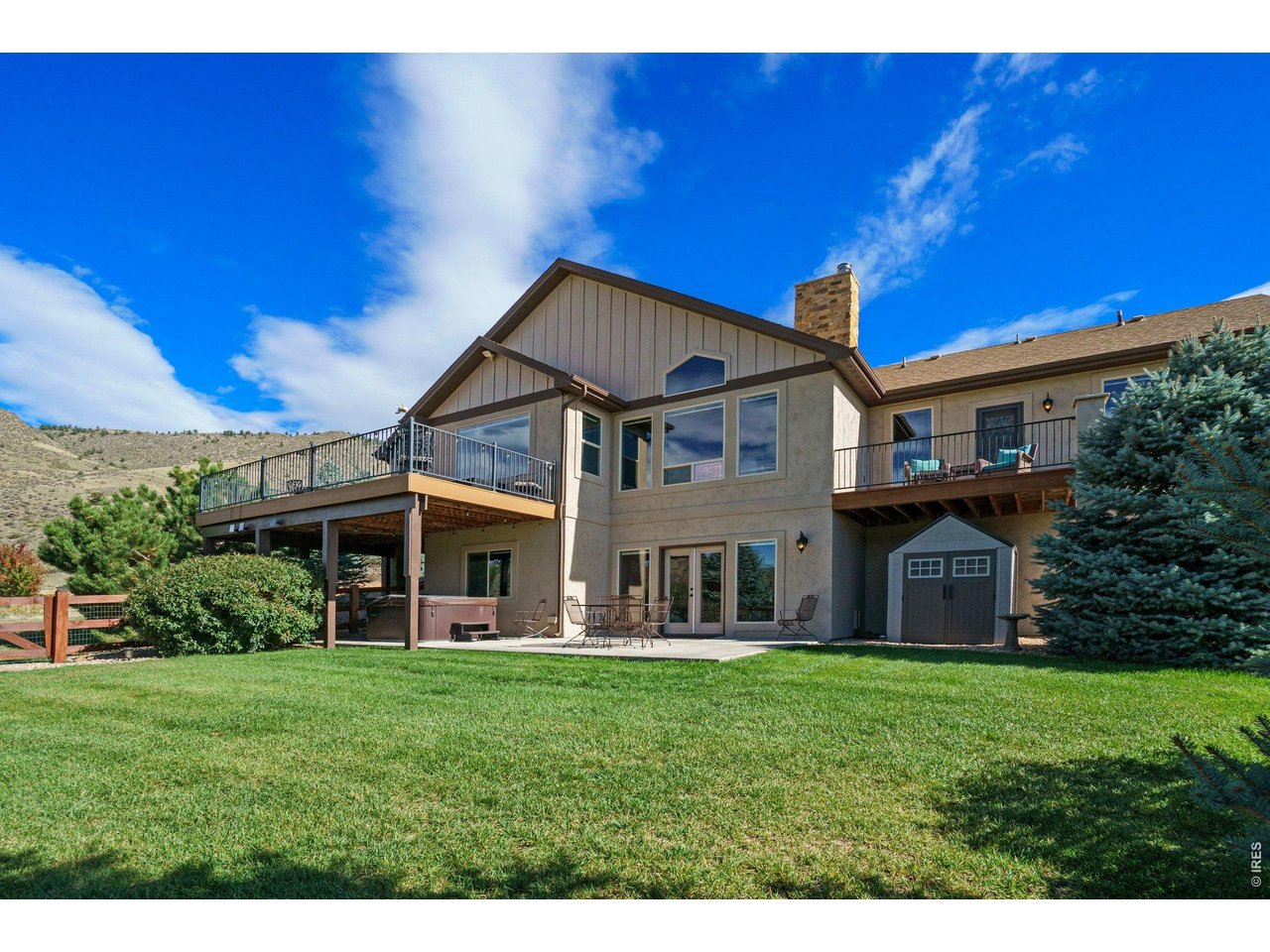 10723 Buckhorn Ridge Way Loveland, CO 80538 - Photo 40 of 50 a house view with a garden space