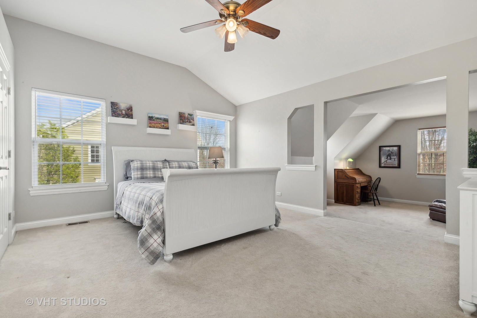 303 Saddle Lane Fox River Grove, IL 60021 - Photo 39 of 70 a living room with furniture and a ceiling fan