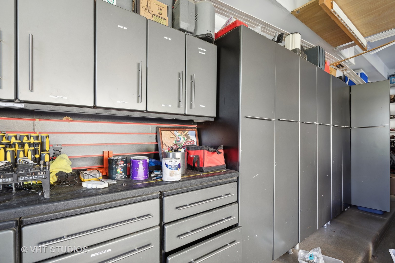 303 Saddle Lane Fox River Grove, IL 60021 - Photo 65 of 70 a kitchen with refrigerator and cabinets