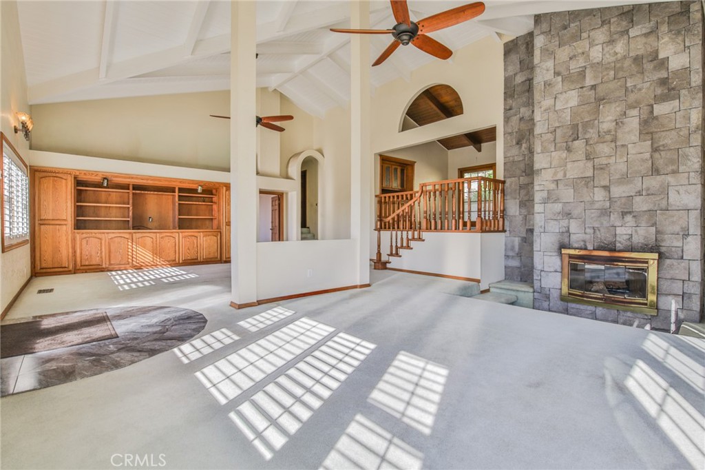 1707 Nabal Road La Habra Heights, CA 90631 - Photo 17 of 64 Entertainment area, fireplace and formal dining space
