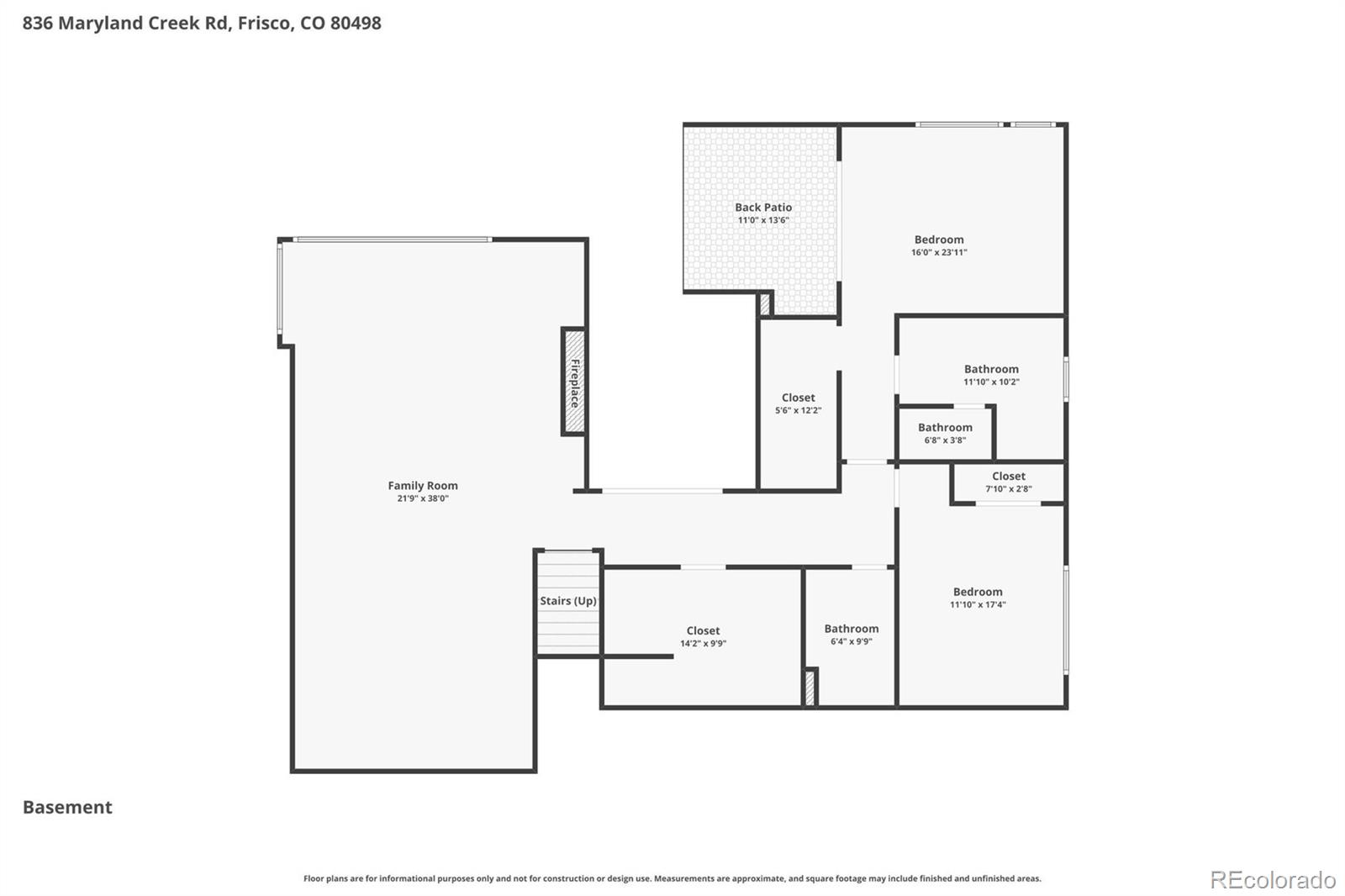 836 Maryland Creek Road Silverthorne, CO 80498 - Photo 49 of 49 a picture of floor plan