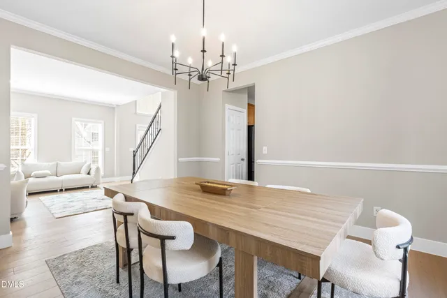 a view of a livingroom with furniture and a fireplace