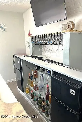 a close view of appliances