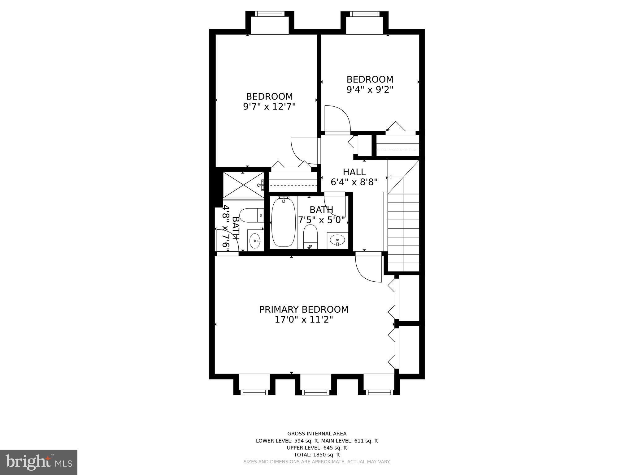 5624 Gulf Stream Row Columbia, MD 21044 - Photo 32 of 34 Floor Plan