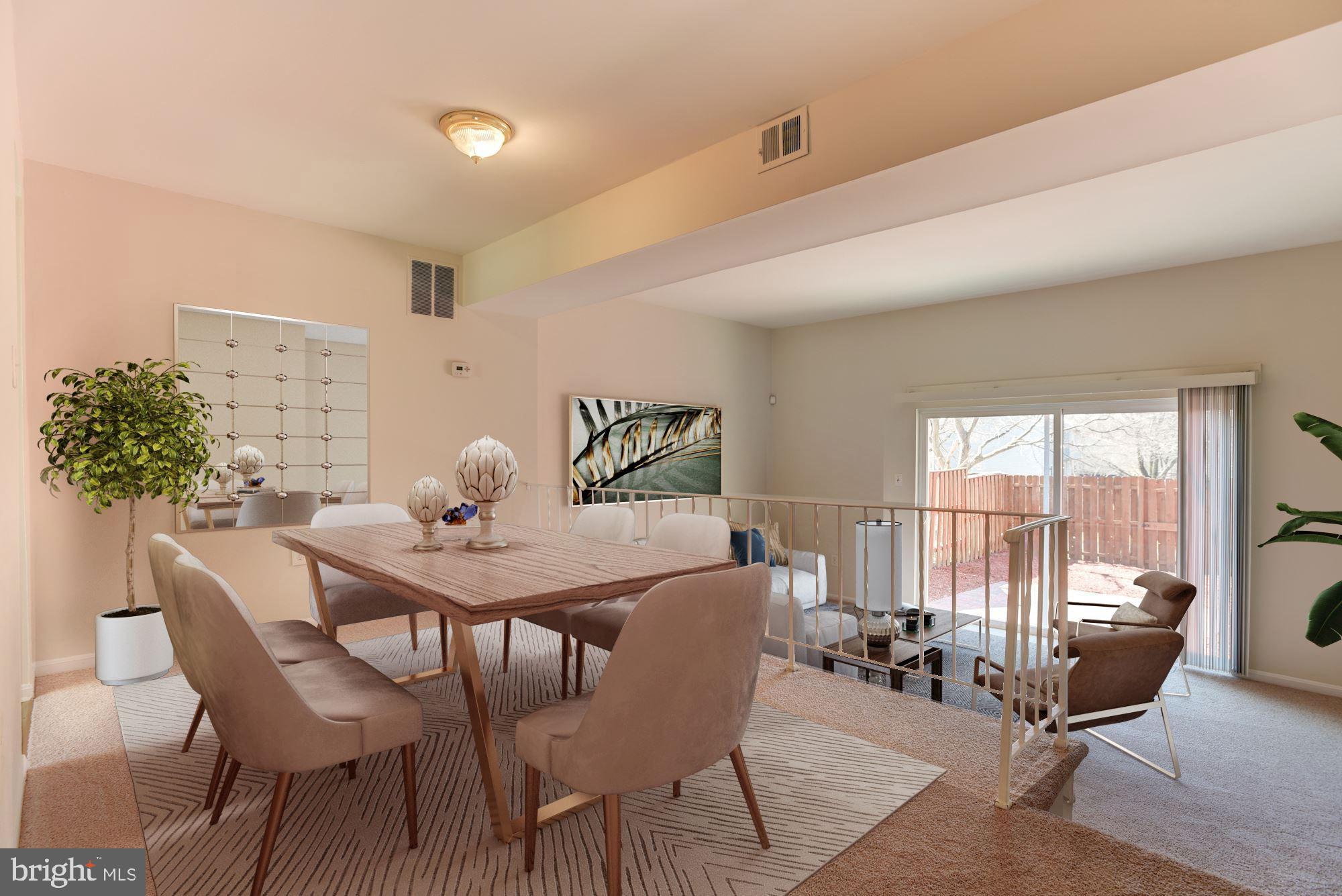 5624 Gulf Stream Row Columbia, MD 21044 - Photo 7 of 34 Virtually Staged | Dining Room