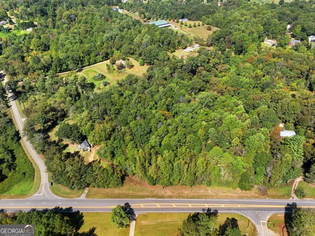 a view of a city with an ocean