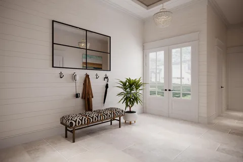 a view of livingroom with furniture