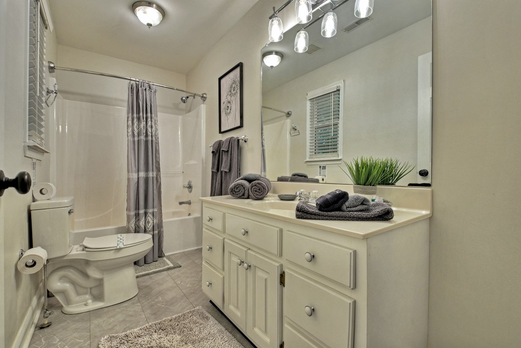 53 Addle Trail Ellijay, GA 30540 - Photo 34 of 50 a bathroom with a sink a toilet and shower