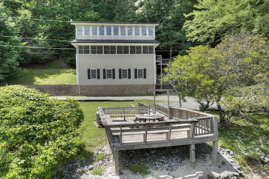 53 Addle Trail Ellijay, GA 30540 - Photo 41 of 50 a view of a house with a yard from a balcony