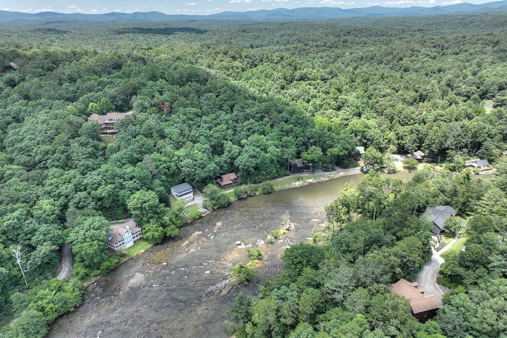 53 Addle Trail Ellijay, GA 30540 - Photo 44 of 50 an aerial view of a houses with outdoor space and trees