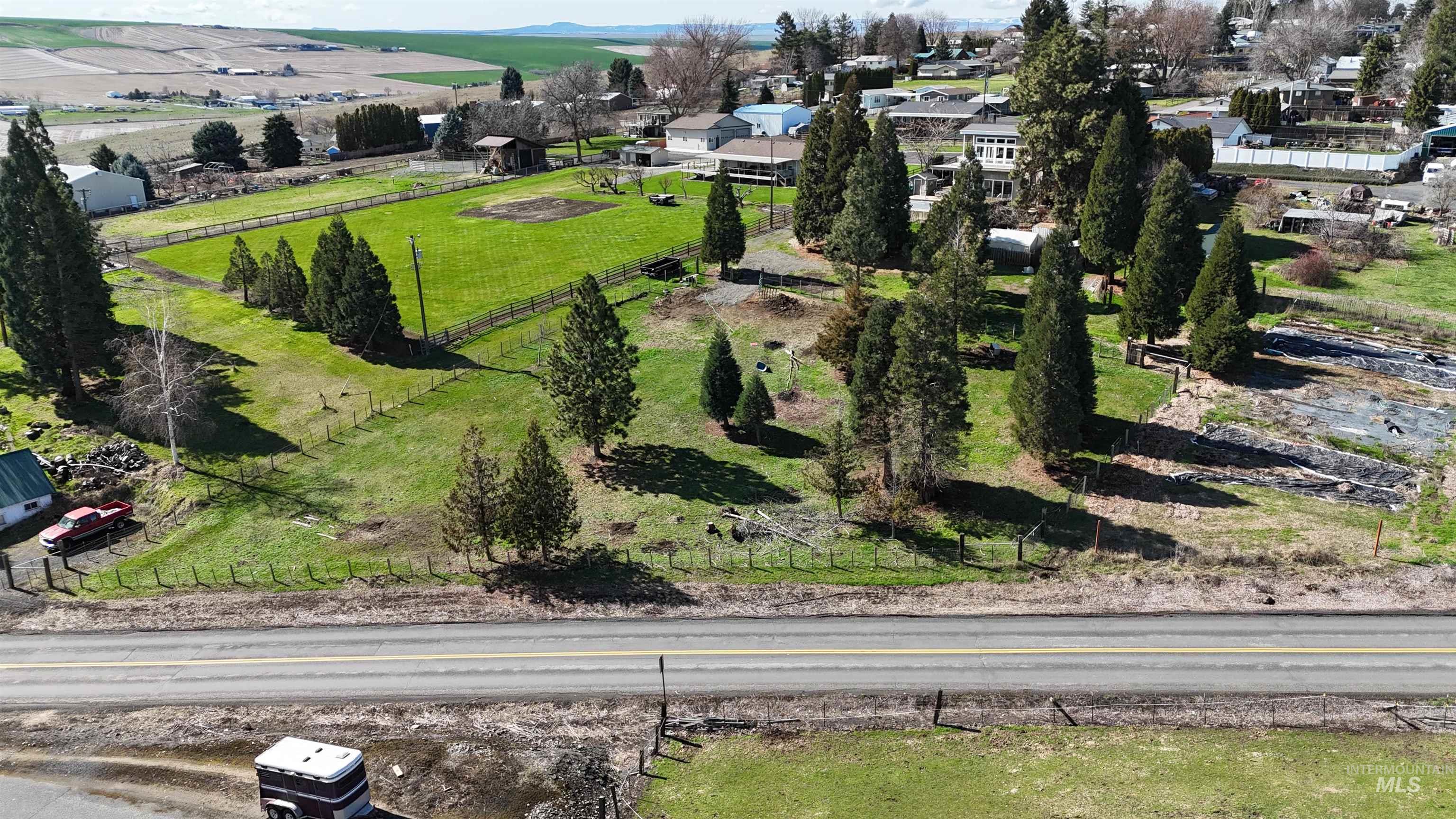 0 Barr Road Lewiston, ID 83501 - Photo 5 of 11 Aerial view of sparsely populated area