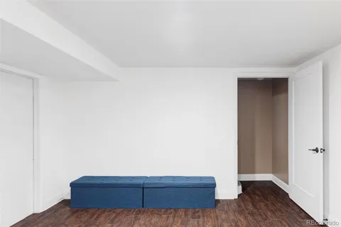 a view of bedroom and closet