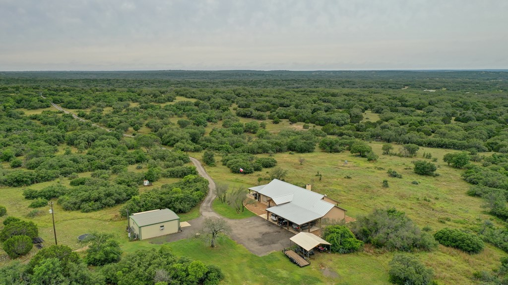 8177 Wendel Road Harper, TX 78631 - Photo 22 of 32 an aerial view of residential house with outdoor space