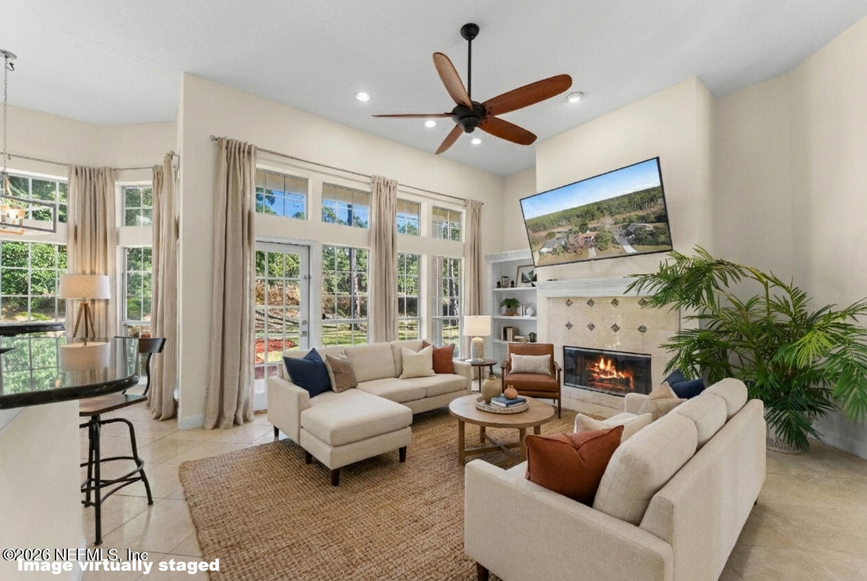 9957 Chelsea Lake Road Jacksonville, FL 32256 - Photo 12 of 73 Living Room- virtual staging