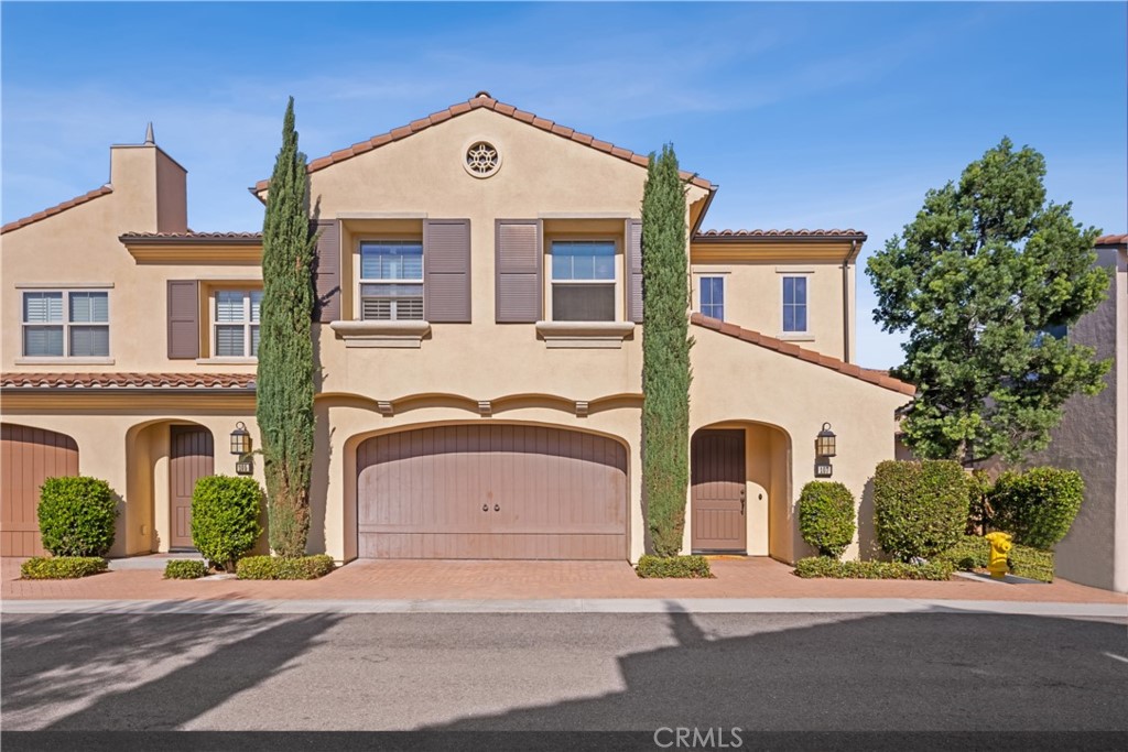 a front view of a building