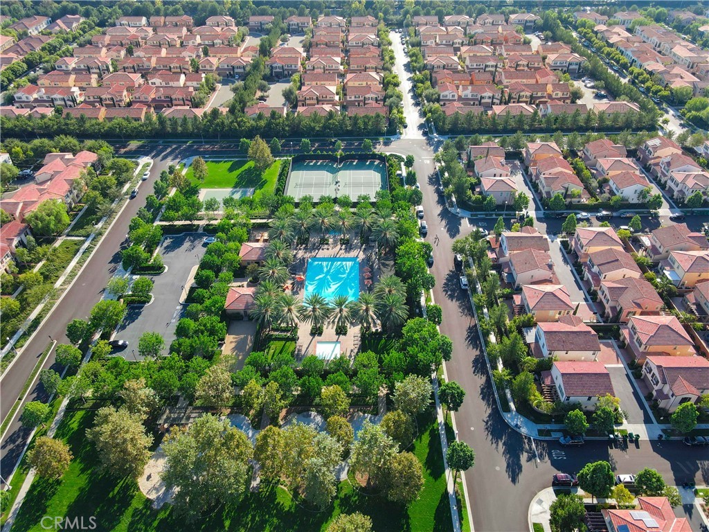 107 Overbrook Irvine, CA 92620 - Photo 29 of 47 an aerial view of residential houses with outdoor space and trees