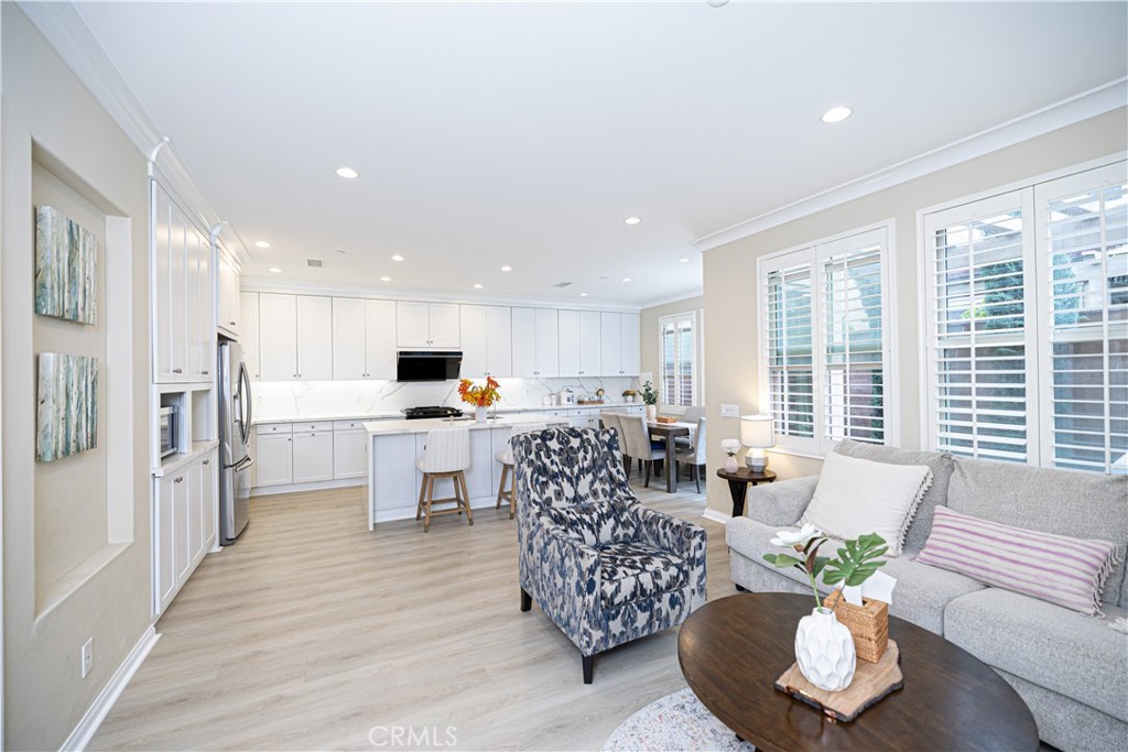 107 Overbrook Irvine, CA 92620 - Photo 43 of 47 a living room with furniture and a large window