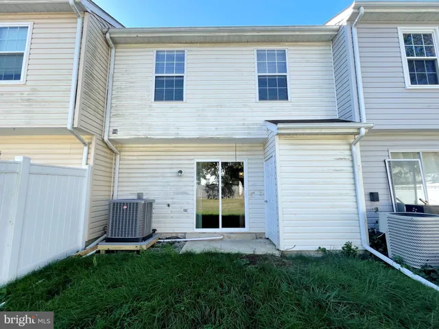 a view of backyard of house
