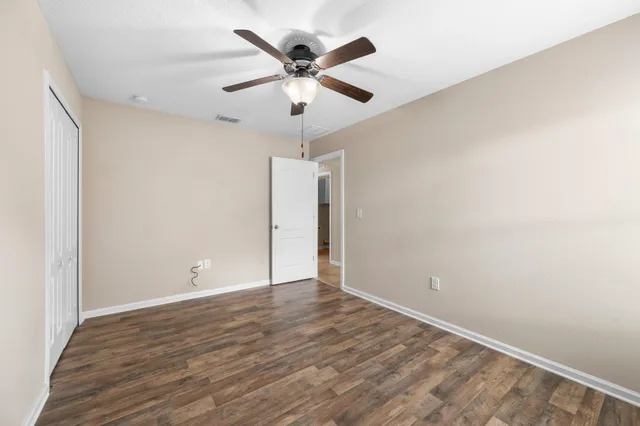 wooden floor in an empty room