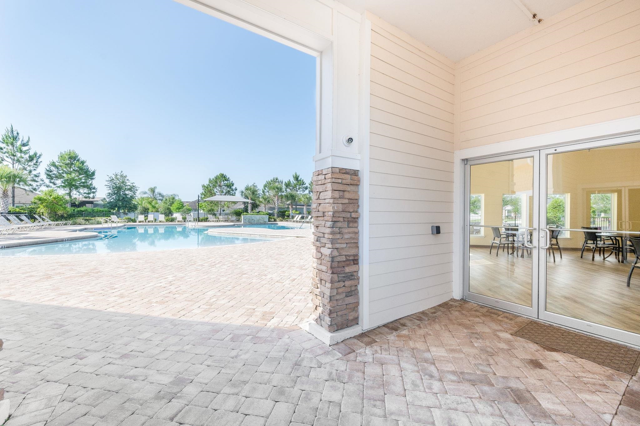 509 Deer Crossing Road St. Augustine, FL 32086 - Photo 48 of 54 a view of a terrace space with a lake view