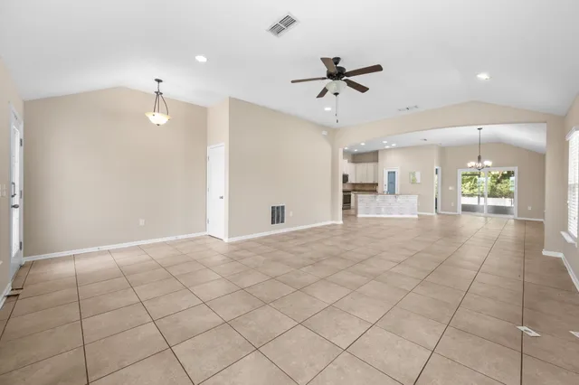 a view of a livingroom with a furniture