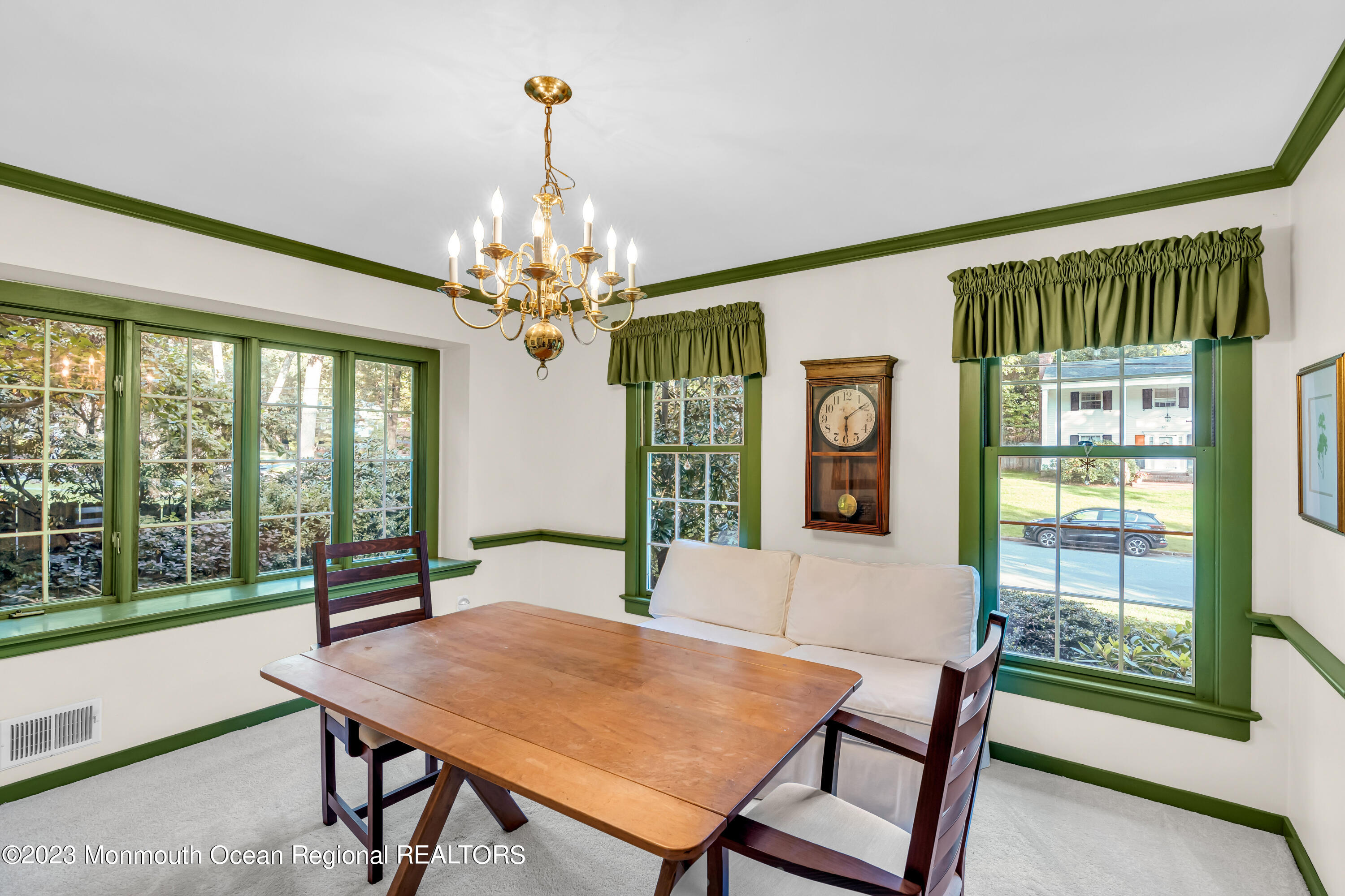 915 Birch Drive Brielle, NJ 08730 - Photo 22 of 49 a view of a dining room with furniture window and outside view