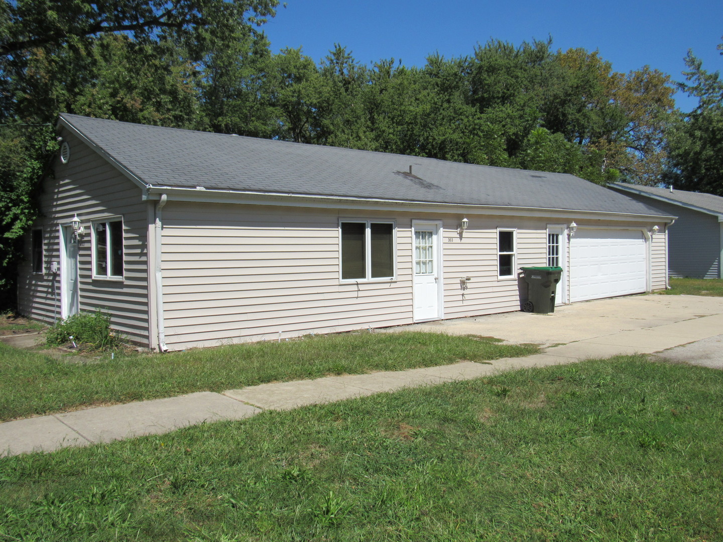 303 North Division Street Braidwood, IL 60408 - Photo 3 of 20 a view of a back yard of the house