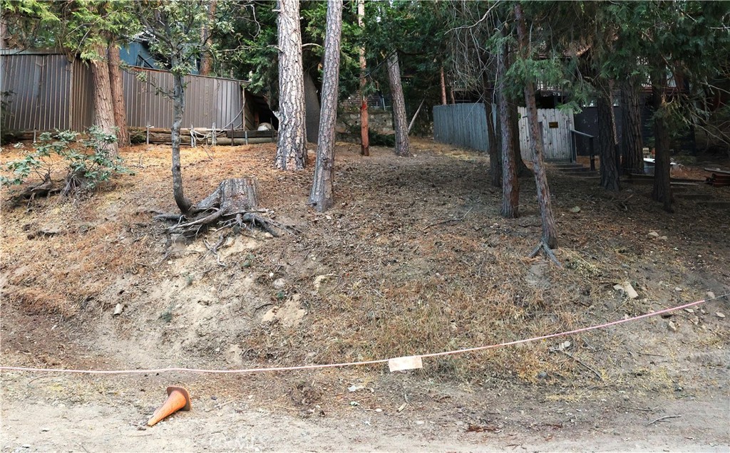 0 Scenic View Drive Crestline, CA 92325 - Photo 3 of 4 a backyard of a house with lots of green space