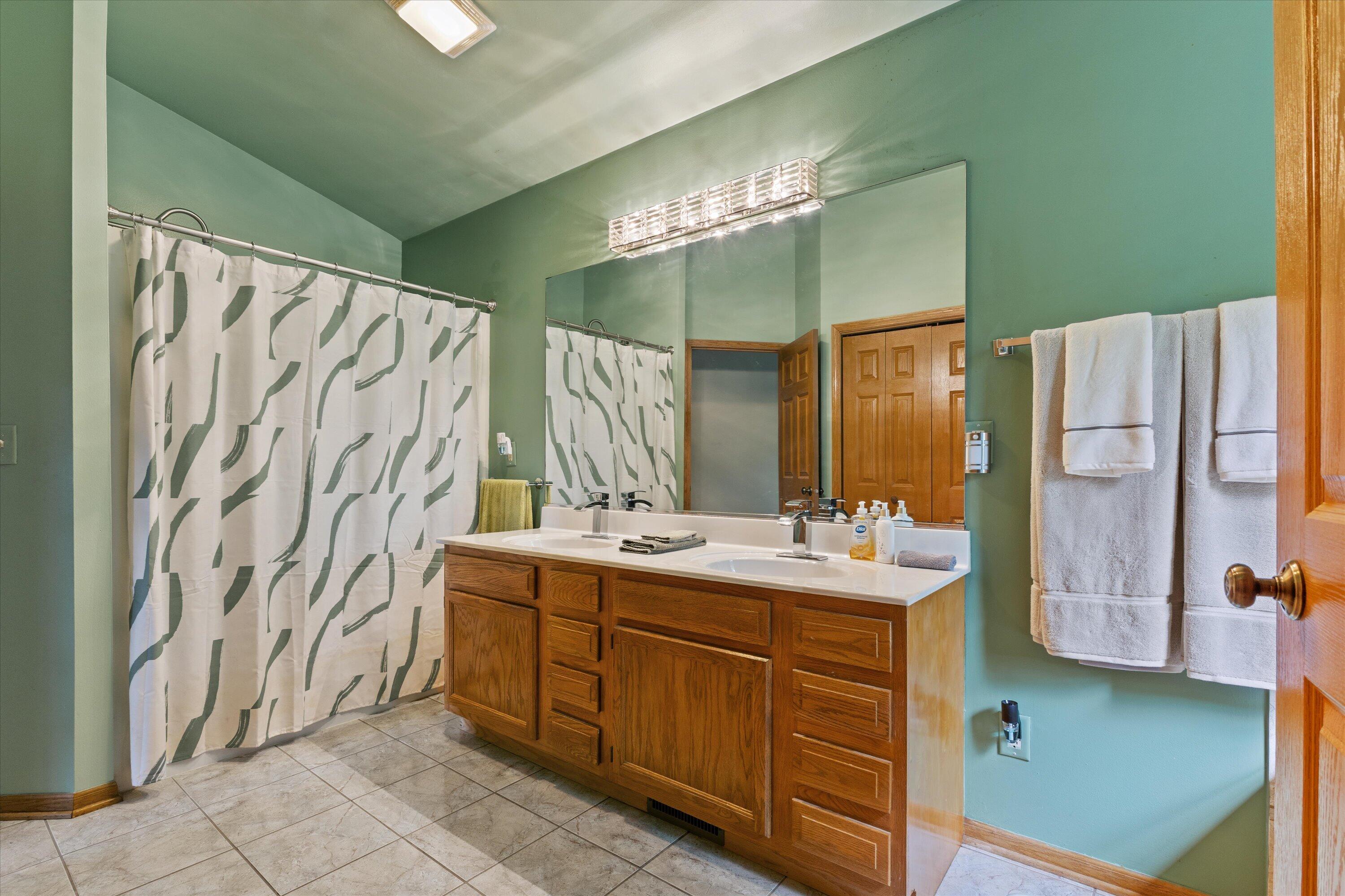 3330 Wood Road Mount Pleasant, WI 53406 - Photo 26 of 46 Primary ensuite w/ walk-in shower