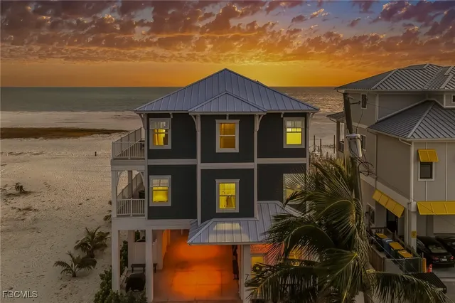 a view of an ocean beach