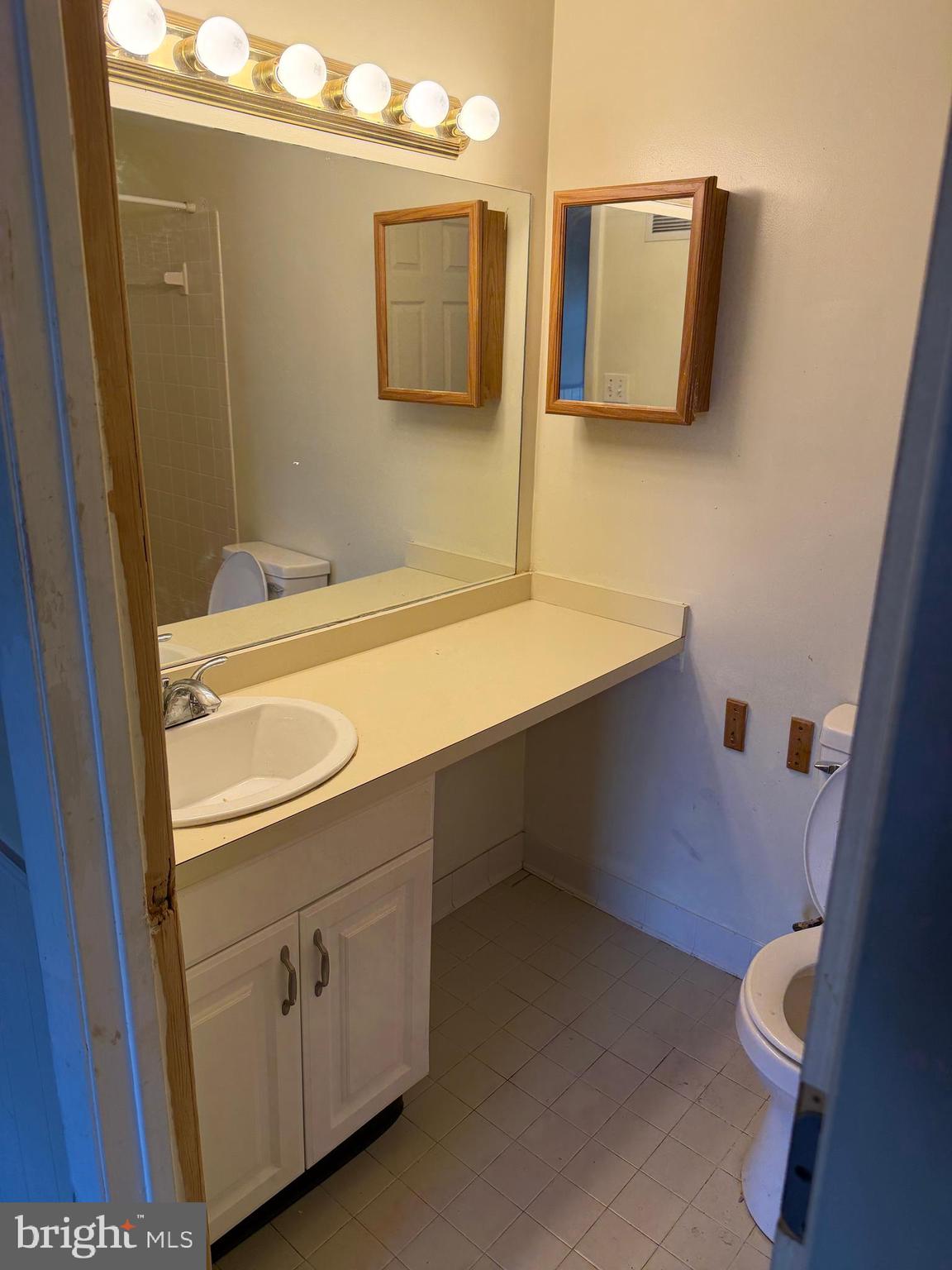 9342 Canterbury Riding, Unit 11 Laurel, MD 20723 - Photo 17 of 25 a bathroom with a sink a toilet and mirror